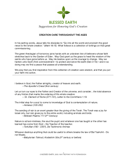 creation care quotes