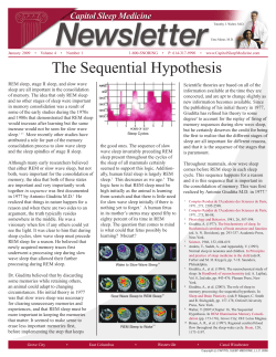 The Sequential Hypothesis
