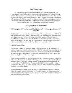 `The Springtime of the Peoples` - Vauxhall, Kennington and the Oval