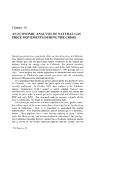 THE CALIFORNIA ELECTRICITY CRISIS: WHAT, WHY AND