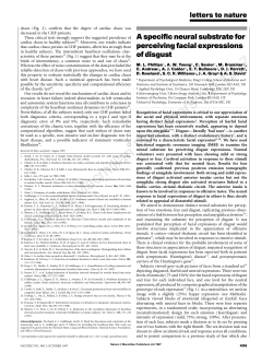 A specific neural substrate for perceiving facial