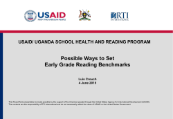 Benchmark - Global Reading Network