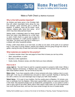 Make a Faith Chest