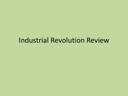 Industrial Revolution Review