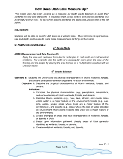 How Does Utah Lake Measure Up?