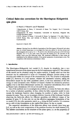 Critical finite-size corrections for the Sherrington