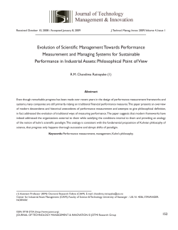 Evolution of Scientific Management Towards
