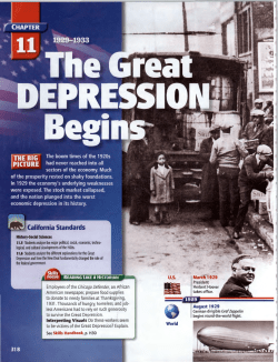 Chapter 11 - Great Depression