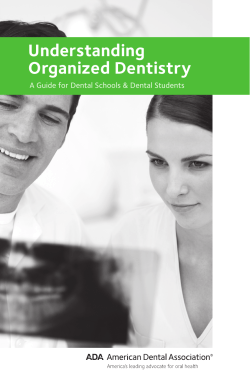 ADA.org: Understanding Organized Dentistry