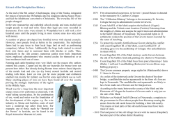 Extract of the Westphalian History At the end of the 8th