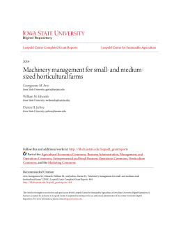 and medium-sized horticultural farms