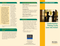 Courageous Friendship