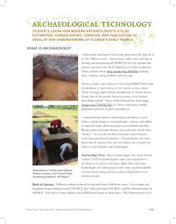 Chapter eight - Florida Public Archaeology Network