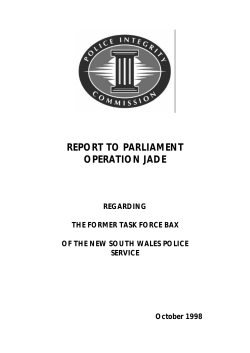 Jade Report - Police Integrity Commission