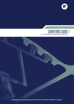 K2 &ndash; Surveyors Guide - Spectra Conservatory Roofs Ltd
