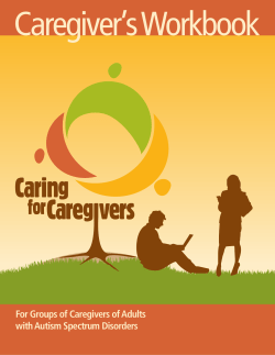 For Groups of Caregivers of Adults with Autism