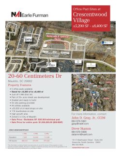 Crescentwood Village - Why NAI Earle Furman?