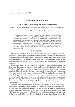 Radiation from Hot Air