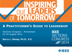 Leadership Development for Volunteers - Shoop