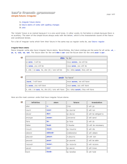 &ecirc;tre `to be` avoir `to have`