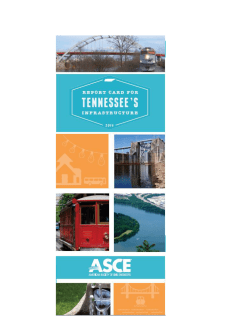 : 2016 Report Card for Tennessee`s Infrastructure