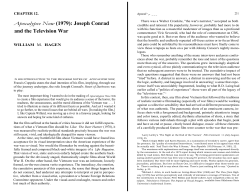 Apocalypse Now (1979): Joseph Conrad and the Television War