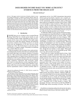 does higher income make you more altruistic?
