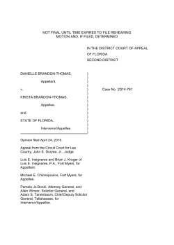 Brandon-Thomas v. Brandon-Thomas