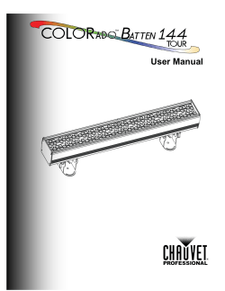 COLORado Batten 144 Tour User Manual Rev. 6