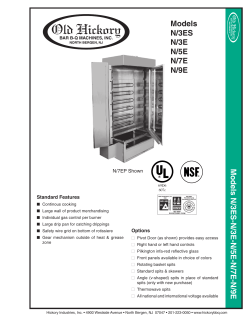 Models N/3ES N/3E N/5E N/7E N/9E Models