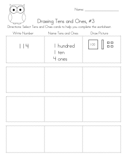 Drawing Tens and Ones, 71