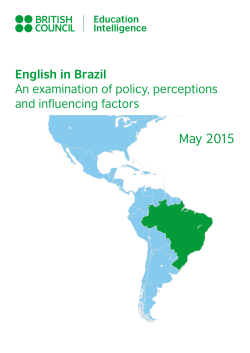 English in Brazil - Education Intelligence | British Council