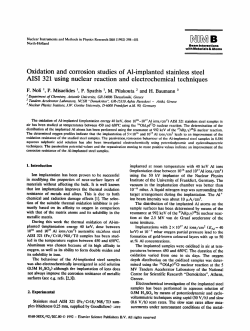 Oxidation and corrosion studies of Al