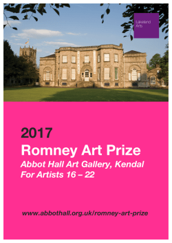 2017 Romney Art Prize - Abbot Hall Art Gallery