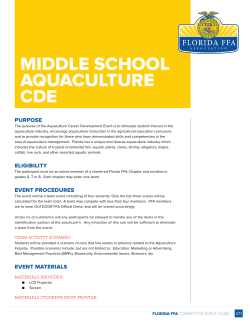 Rules - Florida FFA Association