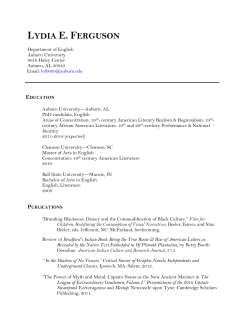 lydia e. ferguson - Auburn University