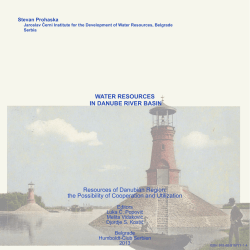Water Resources in Danube River Basin