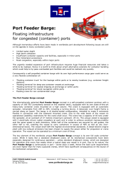 Port Feeder Barge:
