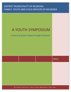 Youth of Muskoka Symposium