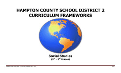 hampton county school district 2 curriculum frameworks