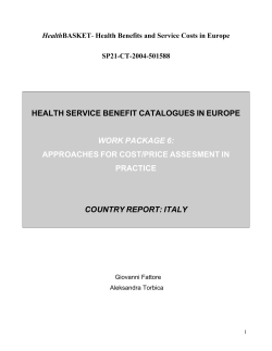 Italy - European Health Management Association