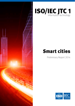 ISO/IEC JTC 1 Smart Cities report