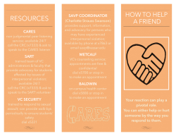 How to Help a Friend - (SAVP)