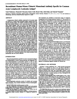 Recombinant Human-Mouse Chimeric
