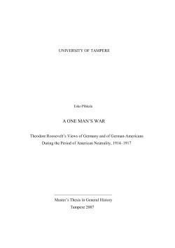 A ONE MAN`S WAR - TamPub