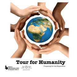 Preparing for the Tour for Humanity