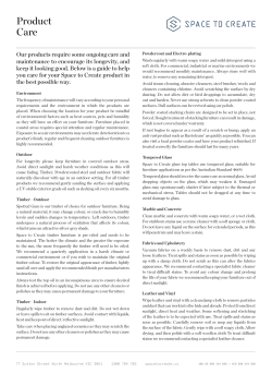 Customer Care - Space to Create