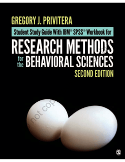 Copyright &copy;2017 by SAGE Publications, Inc. This work may not be