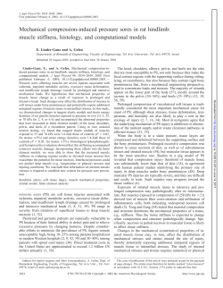 muscle stiffness, histology, and computational models