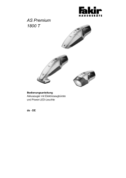 AS Premium 1800 T - Fakir Hausger&auml;te GmbH